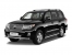 Защита порогов d51мм Toyota Land Cruiser 200, Lexus570 (нерж) 2013